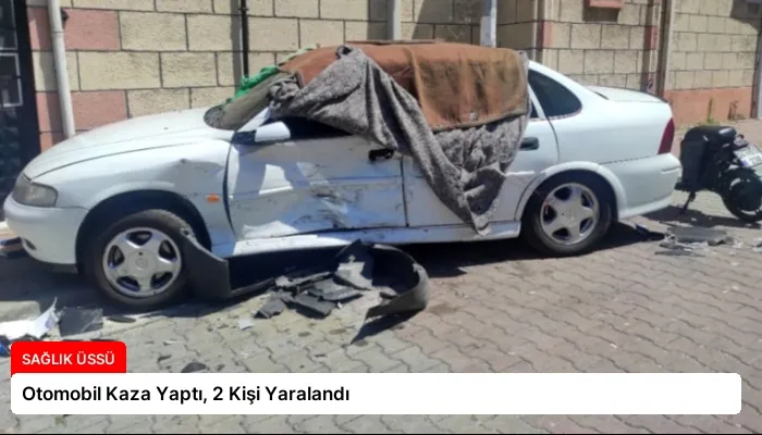 Otomobil Kaza Yaptı, 2 Kişi Yaralandı