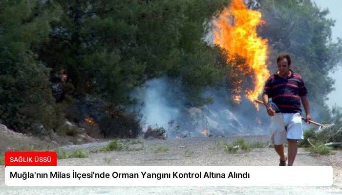 Muğla’nın Milas İlçesi’nde Orman Yangını Kontrol Altına Alındı