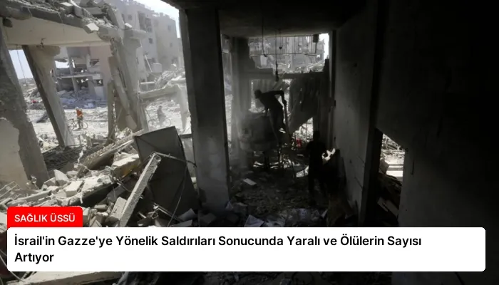 İsrail’in Gazze’ye Yönelik Saldırıları Sonucunda Yaralı ve Ölülerin Sayısı Artıyor