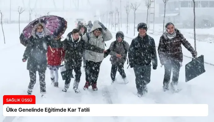 Ülke Genelinde Eğitimde Kar Tatili