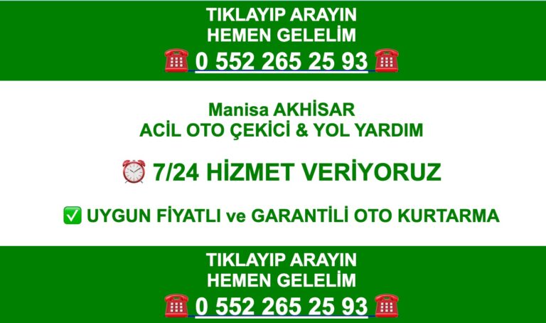 Nilüfer Çekici – İnegöl Çekici – Edirne Çekici