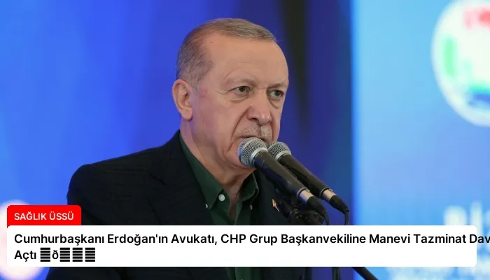Cumhurbaşkanı Erdoğan’ın Avukatı, CHP Grup Başkanvekiline Manevi Tazminat Davası Açtı ⏬👇