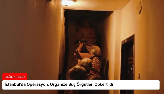 İstanbul’da Operasyon: Organize Suç Örgütleri Çökertildi