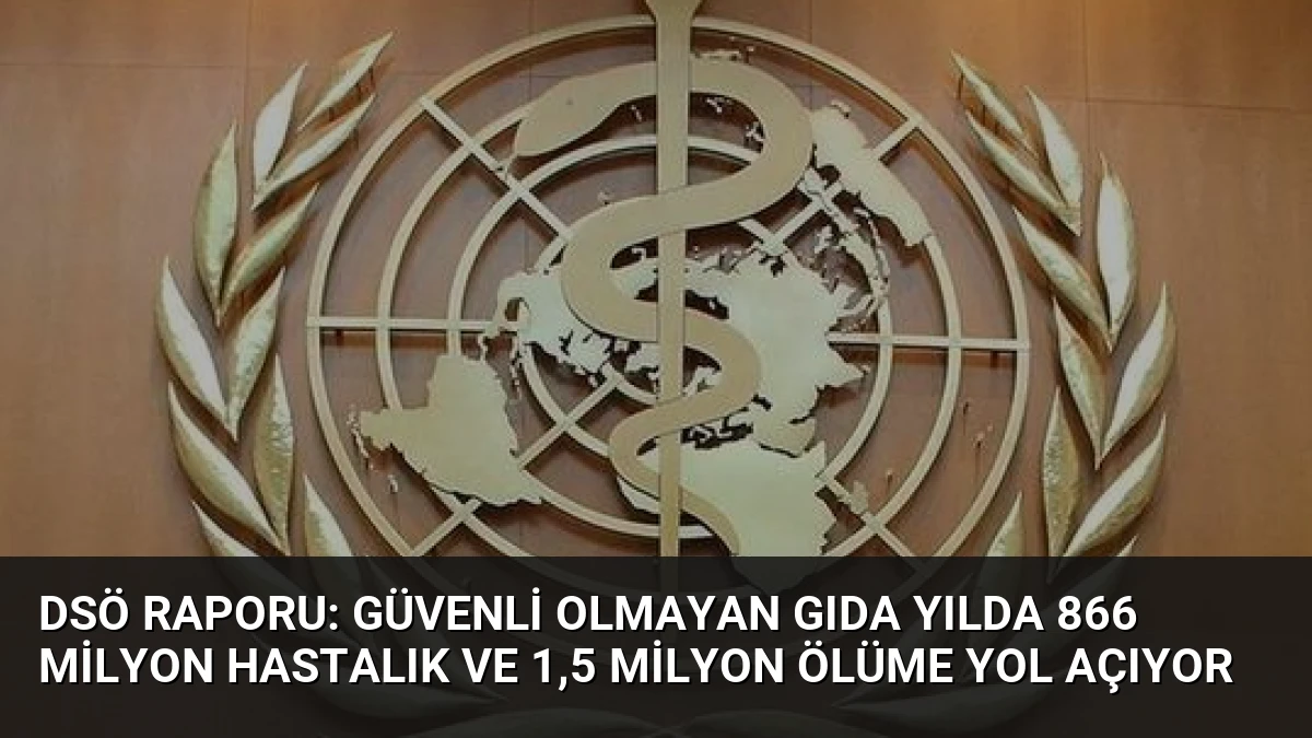 DSÖ Raporu: Güvenli Olmayan Gıda Yılda 866 Milyon Hastalık ve 1,5 Milyon Ölüme Yol Açıyor
