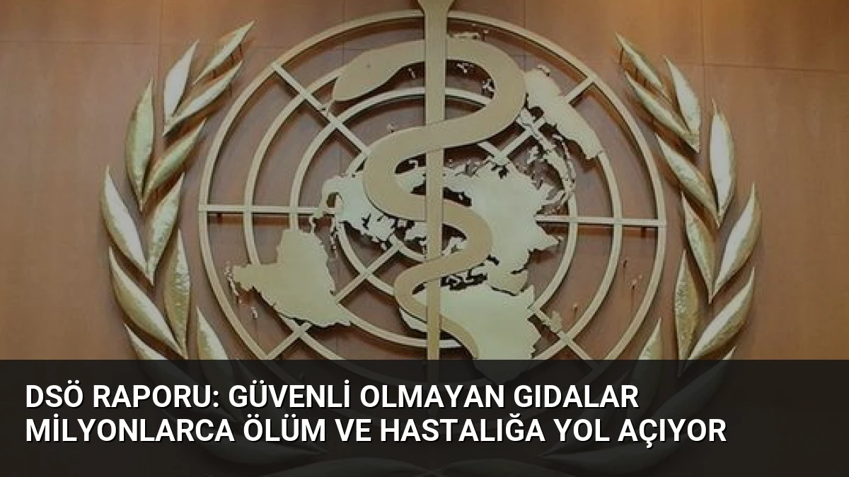 DSÖ Raporu: Güvenli Olmayan Gıdalar Milyonlarca Ölüm ve Hastalığa Yol Açıyor