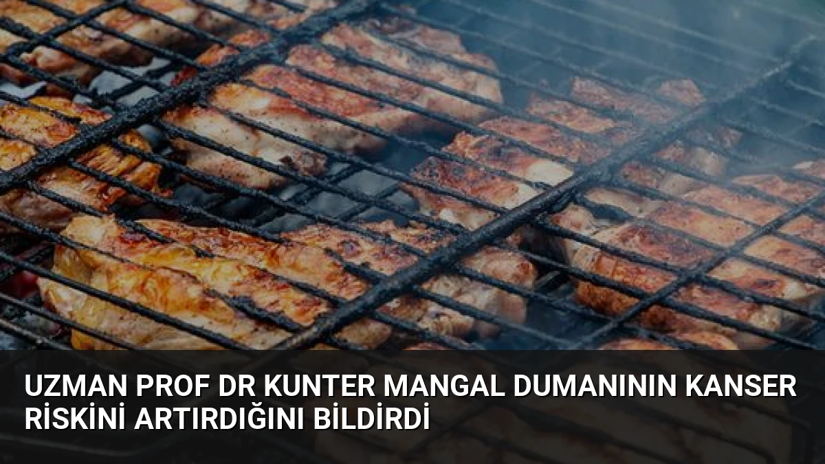 Uzman Prof Dr Kunter Mangal Dumanının Kanser Riskini Artırdığını Bildirdi