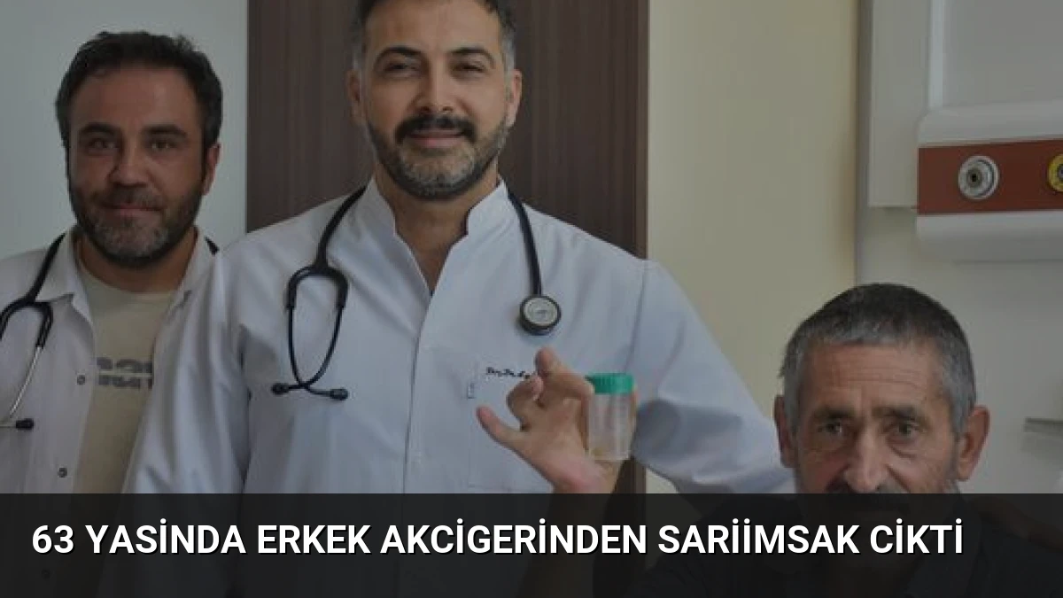 63 Yasinda Erkek Akcigerinden Sariimsak Cikti