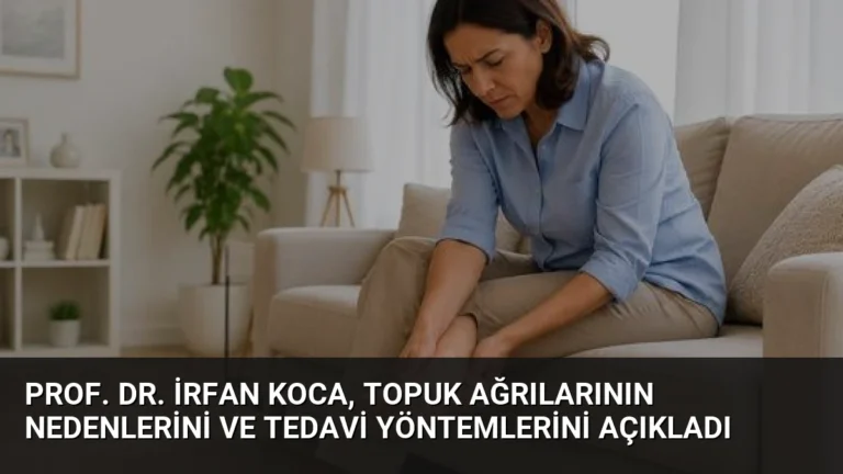 Prof. Dr. İrfan Koca, Topuk Ağrılarının Nedenlerini ve Tedavi Yöntemlerini Açıkladı