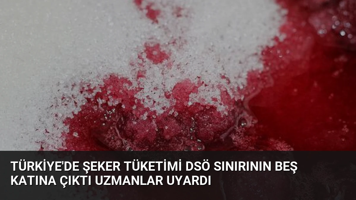 Türkiye’de Şeker Tüketimi DSÖ Sınırının Beş Katına Çıktı Uzmanlar Uyardı