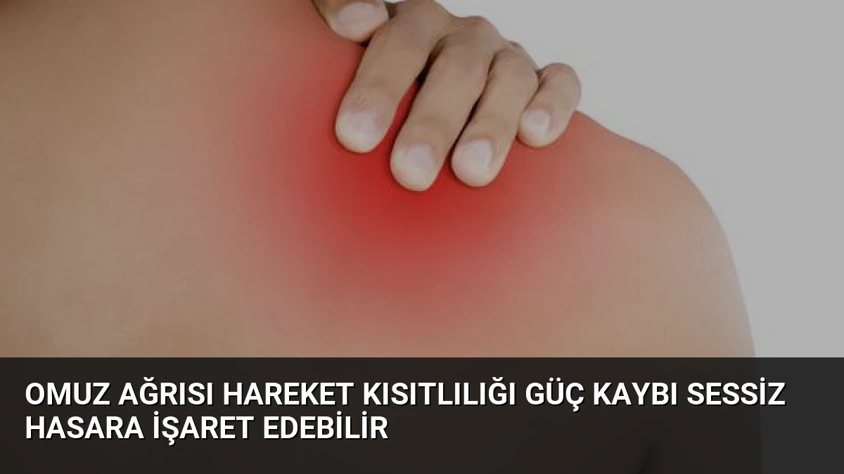 Omuz Ağrısı Hareket Kısıtlılığı Güç Kaybı Sessiz Hasara İşaret Edebilir